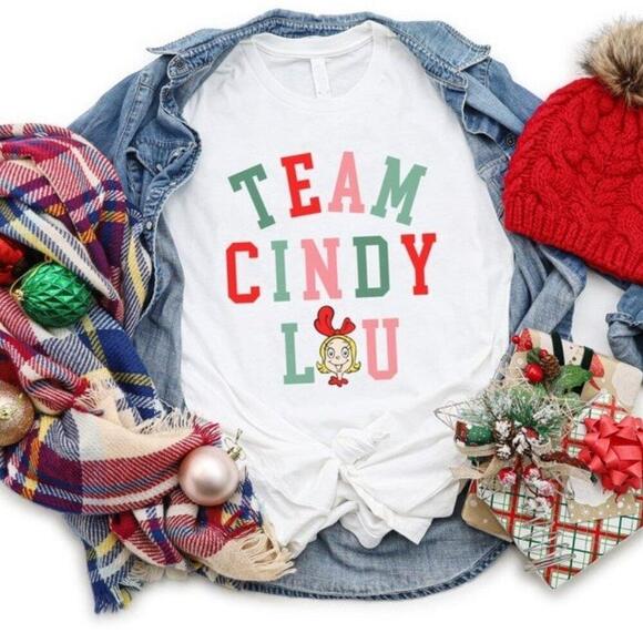 Other - Team Cindy Lou Christmas T-Shirt Funny Holiday Family Matching Xmas Graphic Tee